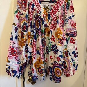 Floral Multicolor Women's Top